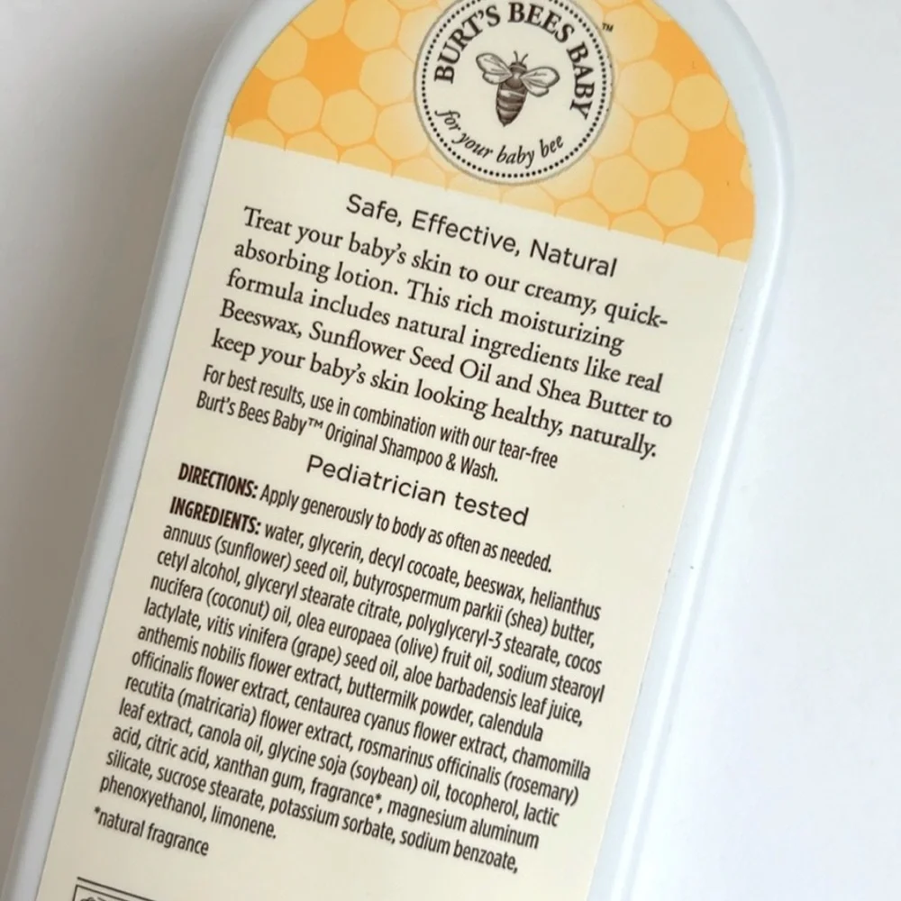 12oz Burt's Bees Baby Nourishing Lotion New Unopened